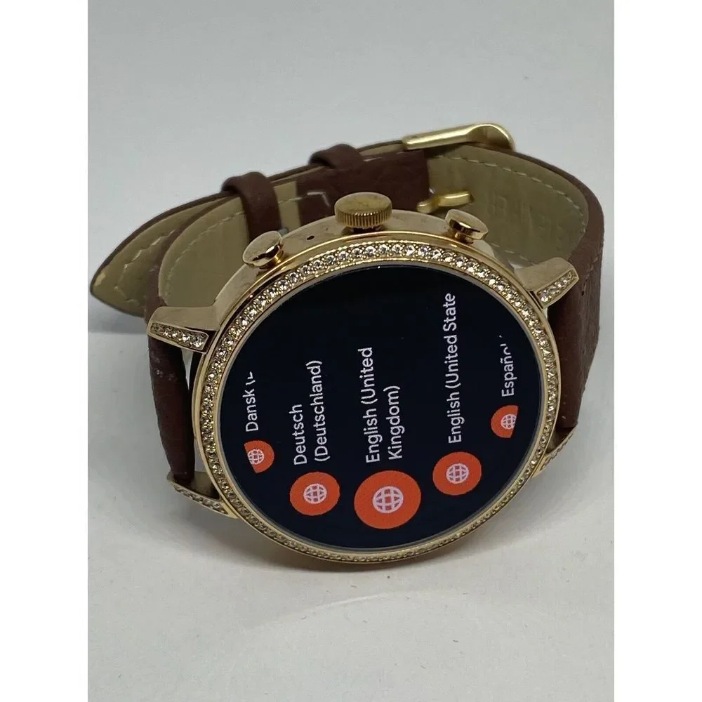 Fossil Gen 4 Authentic Digital Dial Smart Watch Custom Band FTW6021 AB419